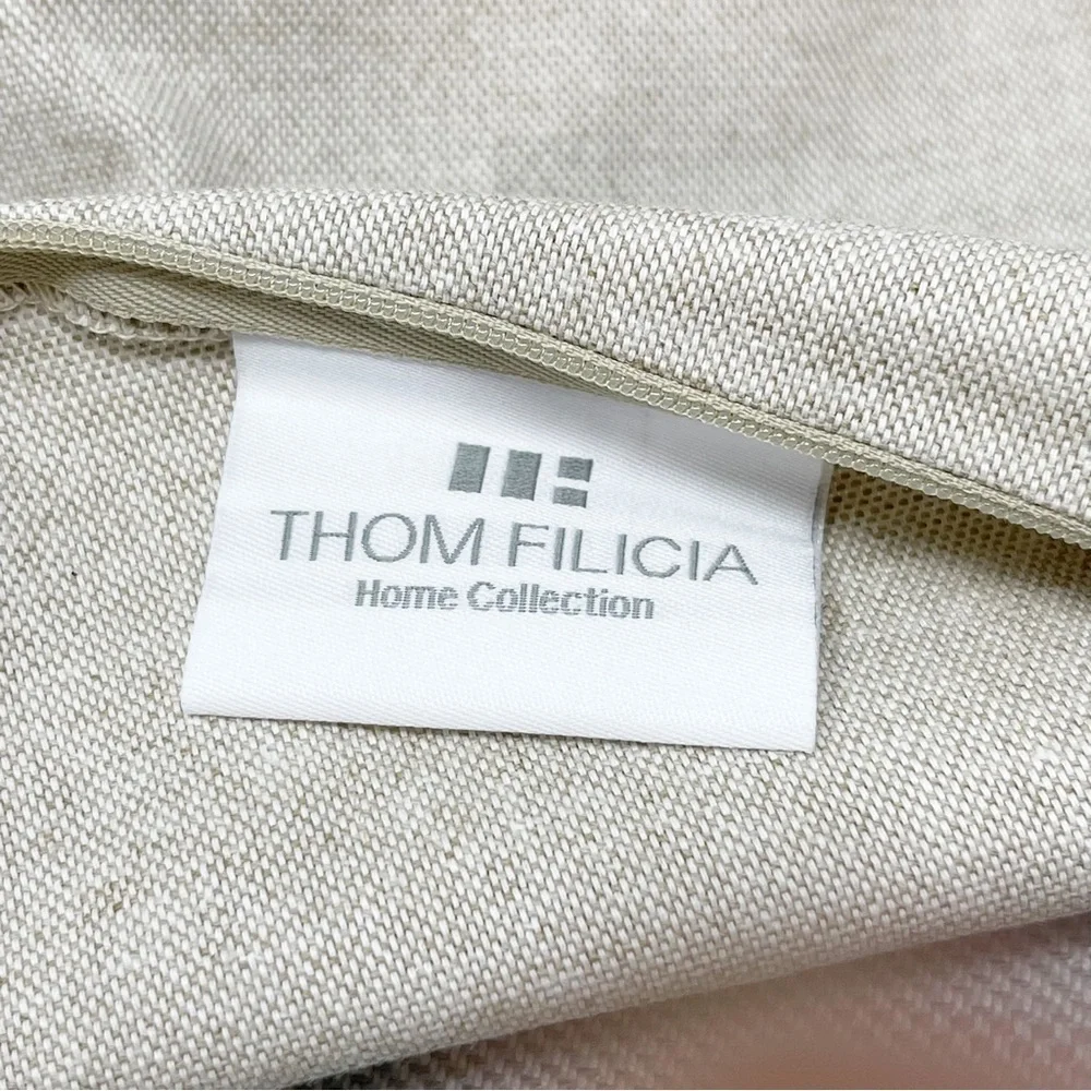 THOM FILICIA HOME COLLECTION Green Laurel Euro Pillow Sham Corbin Spa 26” X 26”